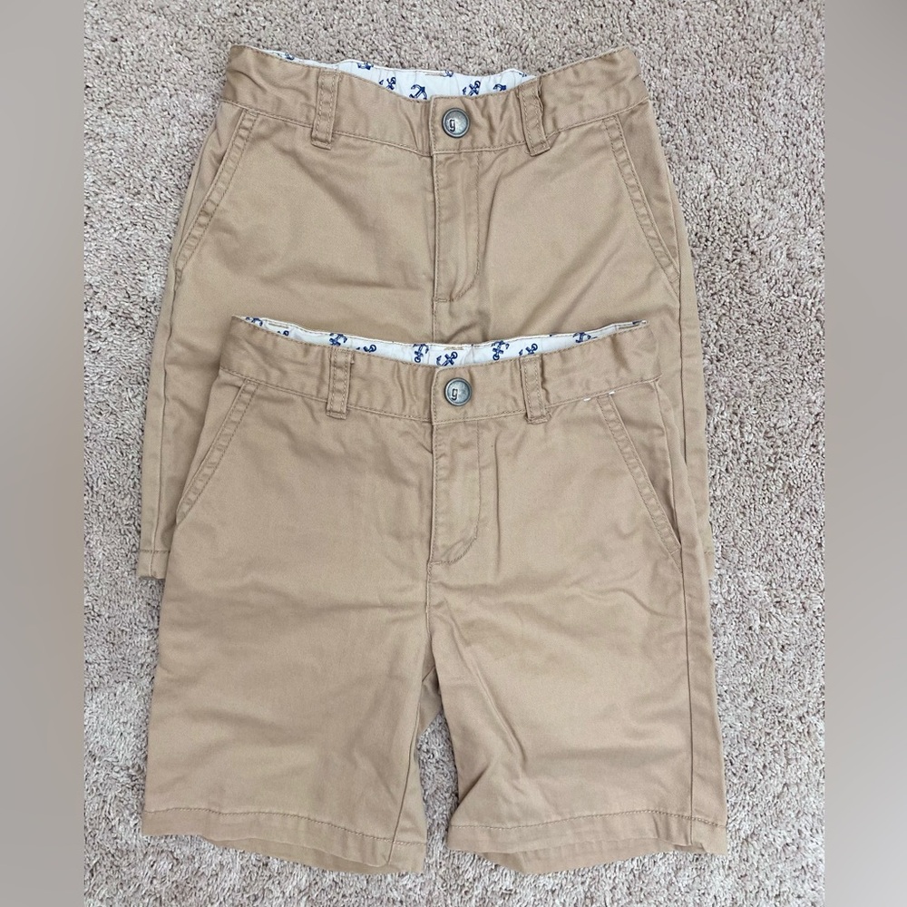Gymboree Khaki Shorts (2 pairs), size 6